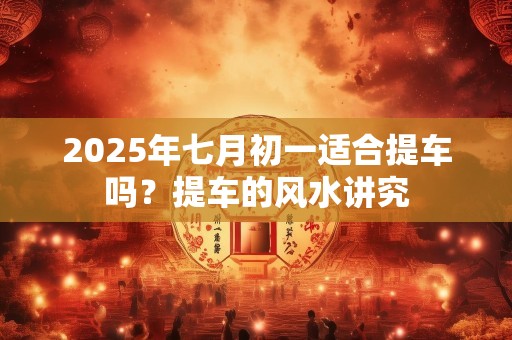 2025年七月初一适合提车吗？提车的风水讲究