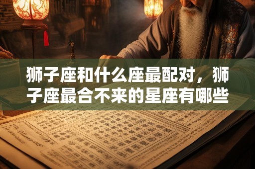 狮子座和什么座最配对，狮子座最合不来的星座有哪些