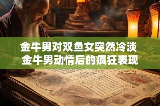 金牛男对双鱼女突然冷淡 金牛男动情后的疯狂表现
