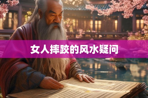 女人摔跤的风水疑问