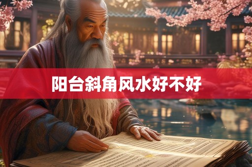 阳台斜角风水好不好