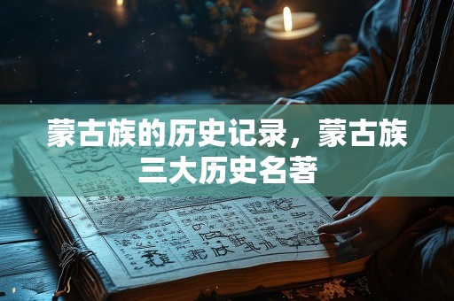 蒙古族的历史记录，蒙古族三大历史名著