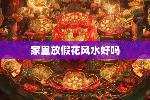 家里放假花风水好吗
