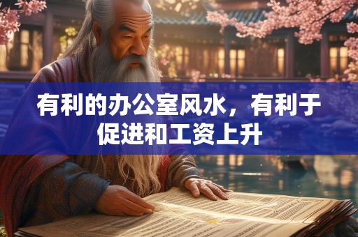 有利的办公室风水，有利于促进和工资上升