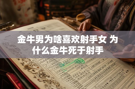 金牛男为啥喜欢射手女 为什么金牛死于射手