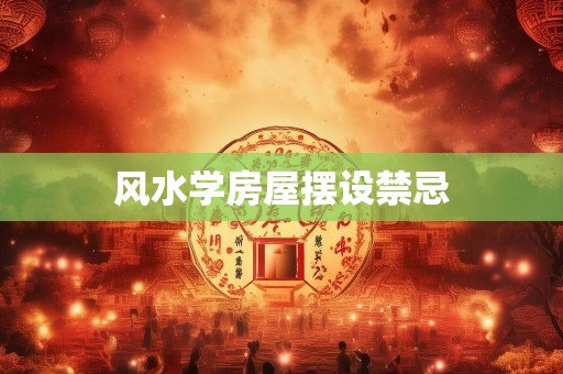 风水学房屋摆设禁忌