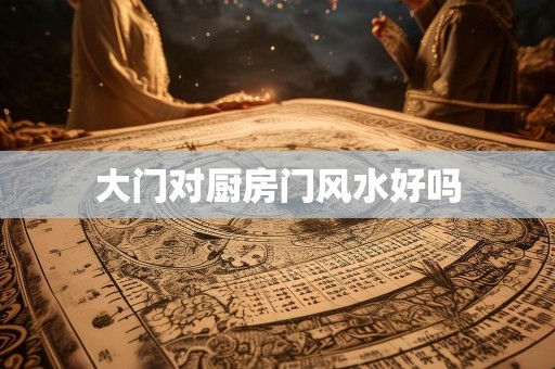 大门对厨房门风水好吗