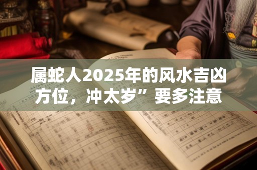属蛇人2025年的风水吉凶方位，冲太岁”要多注意