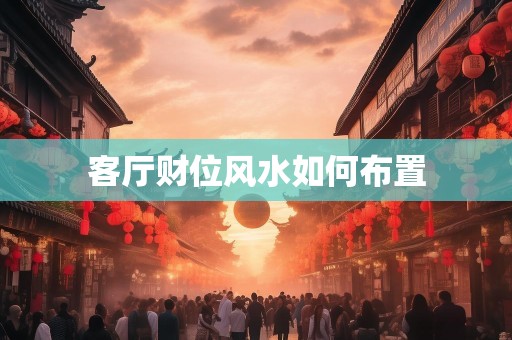 客厅财位风水如何布置