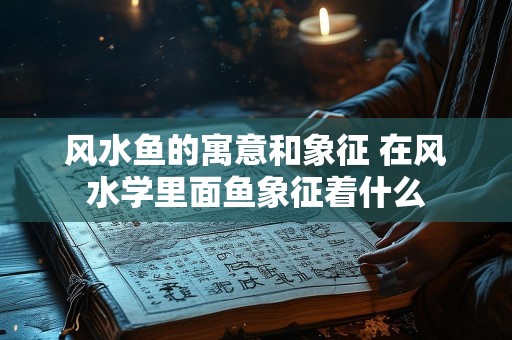 风水鱼的寓意和象征 在风水学里面鱼象征着什么