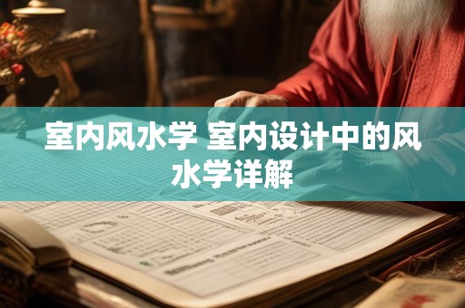 室内风水学 室内设计中的风水学详解