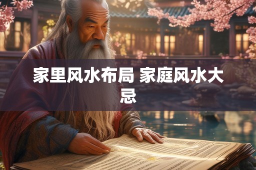 家里风水布局 家庭风水大忌