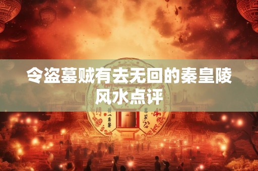 令盗墓贼有去无回的秦皇陵风水点评