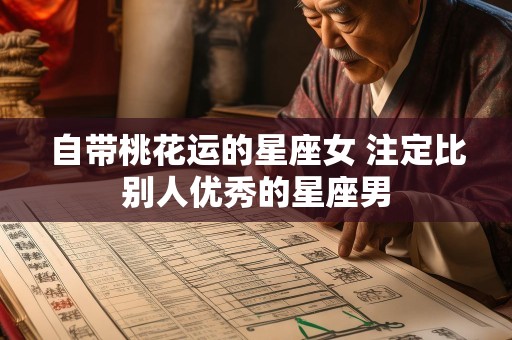 自带桃花运的星座女 注定比别人优秀的星座男