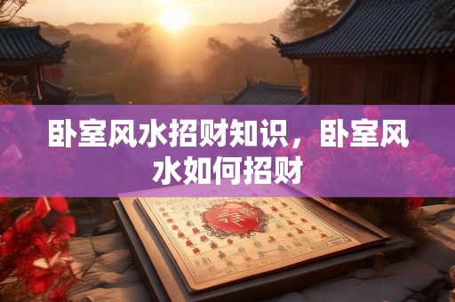 卧室风水招财知识，卧室风水如何招财