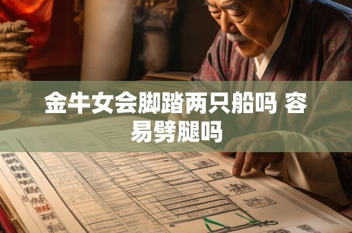 金牛女会脚踏两只船吗 容易劈腿吗
