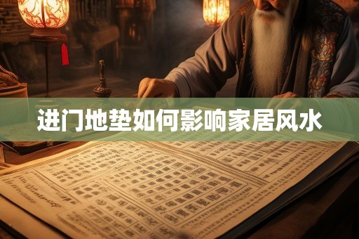 进门地垫如何影响家居风水
