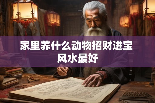 家里养什么动物招财进宝 风水最好