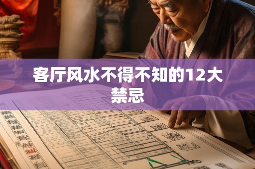 客厅风水不得不知的12大禁忌