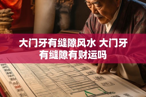 大门牙有缝隙风水 大门牙有缝隙有财运吗