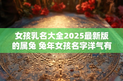 女孩乳名大全2025最新版的属兔 兔年女孩名字洋气有涵养