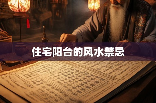 住宅阳台的风水禁忌