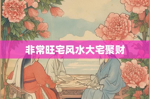 非常旺宅风水大宅聚财