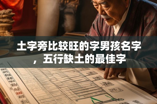 土字旁比较旺的字男孩名字，五行缺土的最佳字