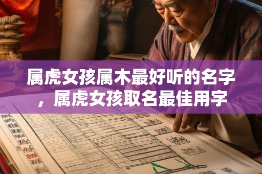 属虎女孩属木最好听的名字，属虎女孩取名最佳用字