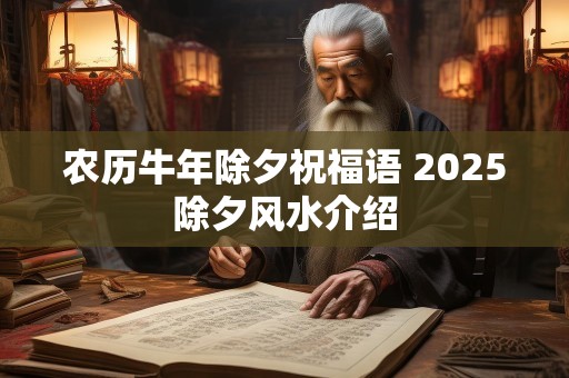 农历牛年除夕祝福语 2025除夕风水介绍