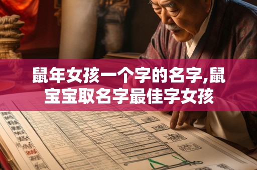 鼠年女孩一个字的名字,鼠宝宝取名字最佳字女孩