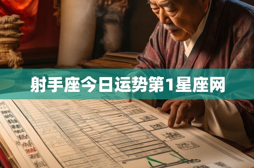 射手座今日运势第1星座网