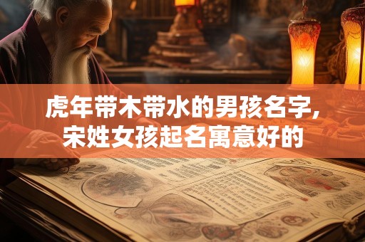 虎年带木带水的男孩名字,宋姓女孩起名寓意好的