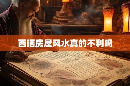 西晒房屋风水真的不利吗