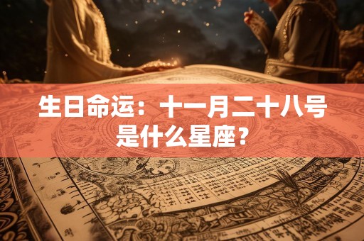 生日命运：十一月二十八号是什么星座？