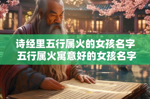 诗经里五行属火的女孩名字 五行属火寓意好的女孩名字