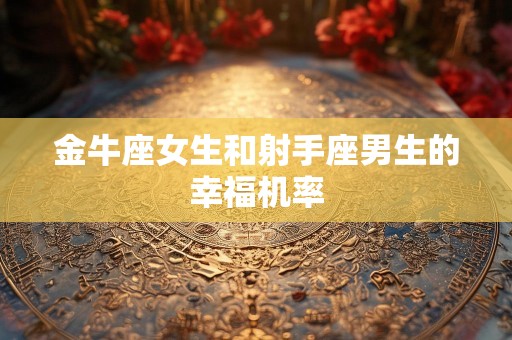 金牛座女生和射手座男生的幸福机率
