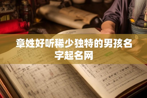 章姓好听稀少独特的男孩名字起名网