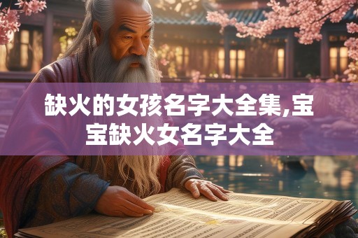 缺火的女孩名字大全集,宝宝缺火女名字大全