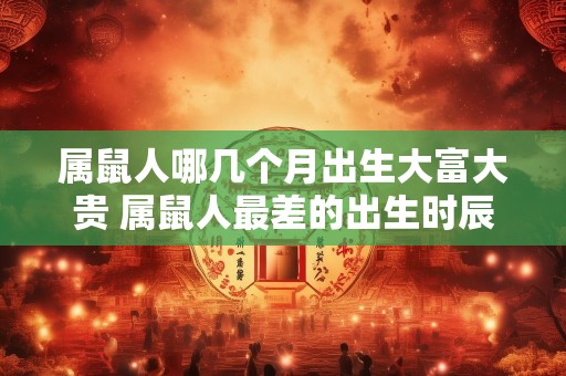 属鼠人哪几个月出生大富大贵 属鼠人最差的出生时辰