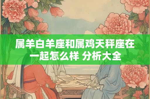 属羊白羊座和属鸡天秤座在一起怎么样 分析大全