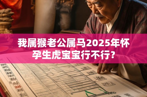 我属猴老公属马2025年怀孕生虎宝宝行不行？