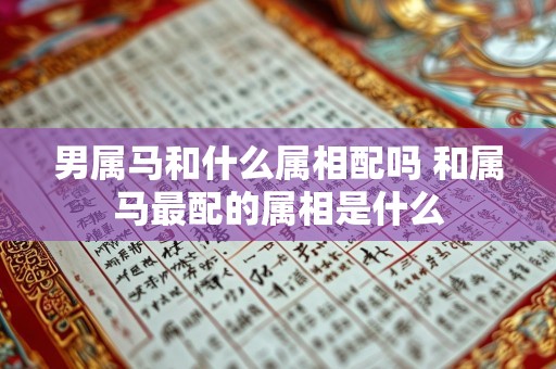 男属马和什么属相配吗 和属马最配的属相是什么