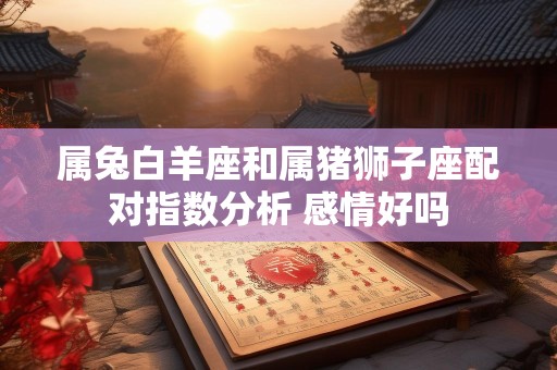 属兔白羊座和属猪狮子座配对指数分析 感情好吗