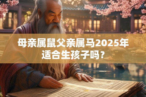 母亲属鼠父亲属马2025年适合生孩子吗？