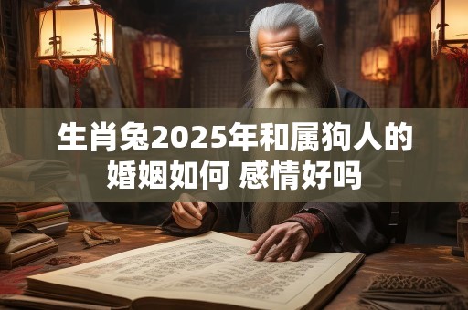 生肖兔2025年和属狗人的婚姻如何 感情好吗