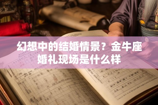 幻想中的结婚情景？金牛座婚礼现场是什么样