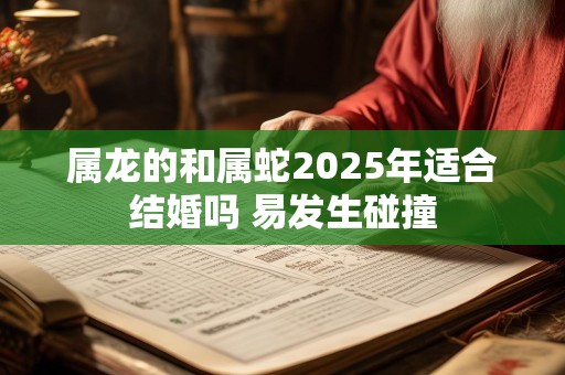属龙的和属蛇2025年适合结婚吗 易发生碰撞