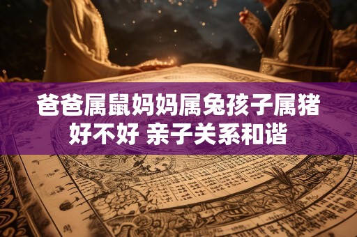 爸爸属鼠妈妈属兔孩子属猪好不好 亲子关系和谐