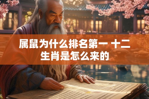 属鼠为什么排名第一 十二生肖是怎么来的